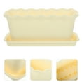 thumbnail image 2 of Milisten 1 Set of Succulent Planting Container Window Box Planter Plant Pot Box for Garden, 2 of 5