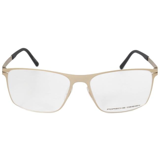 Porsche Design P8256 B Square | Matte Light Gold| Eyeglass Frames ...