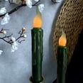 thumbnail image 3 of Flameless Candle Taper Candlesticks, 4pcs Real Wax LED Tapered Driped Candles 6 INCH Battery Powered Remote Candle Sticks with Remote Control for Weddings Home Decoration Christma, 3 of 7