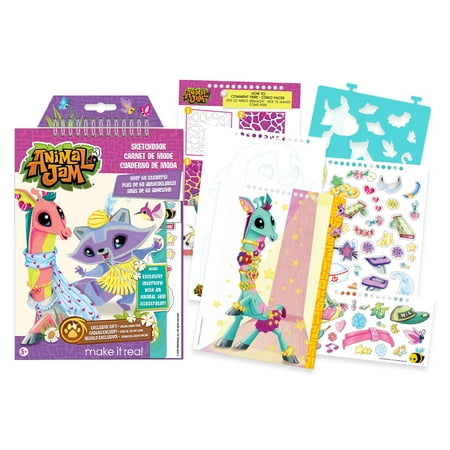 Make Animal Crafts - Animal Jam Large Sketchbook