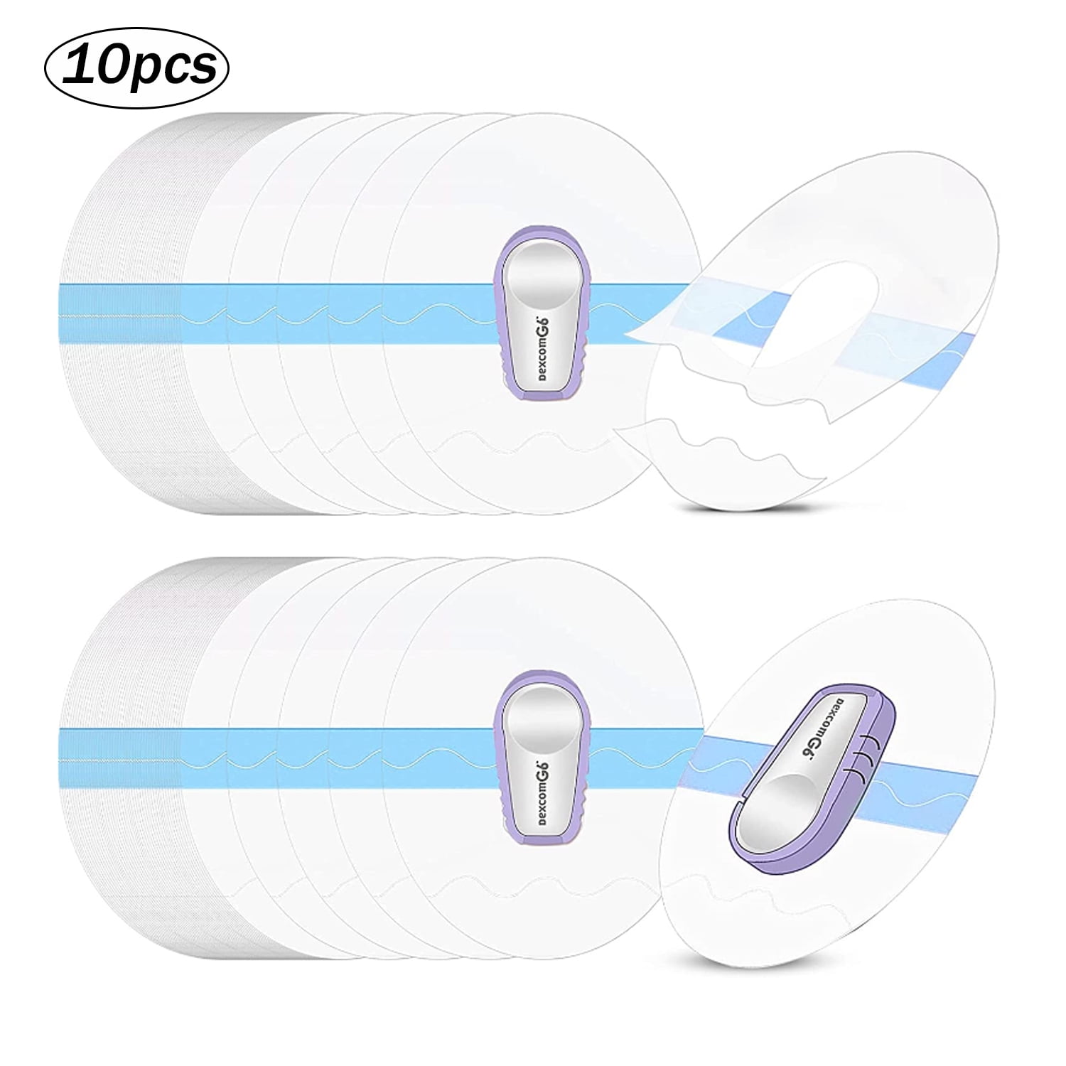 Waterproof Patch Invisible Transparent Adhesive Patches for Dexcom