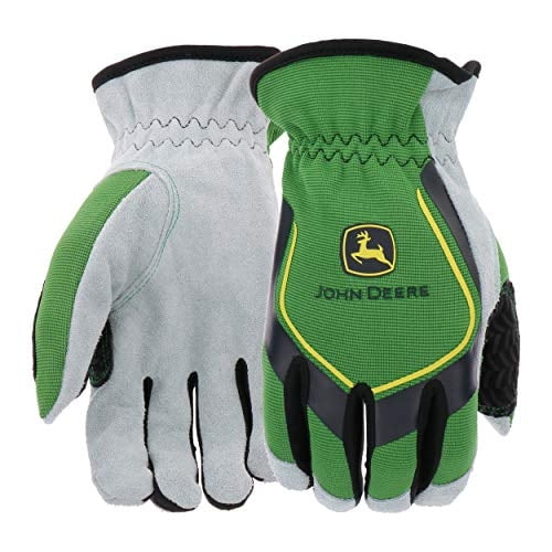 Guantes de trabajo John Deere JD00035-2XL para hombre piel de vacuno dividida John Deere