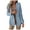 Light Blue, variant on Blazers for Women Business Casual Dressy Long Sleeve Lapel Open Front Double Breasted Work Jackets with Pockets Blue L