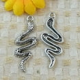 thumbnail image 3 of K-KED 114 Pcs Tibetan Silver snake Charms Pendant 39x15MM S5226 DIY Delicate Jewelry Making, 3 of 4