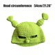 thumbnail image 3 of Sombrero De Cúpula De Lana, Gorro Unisex De Otoño E Invierno Gorros De Dibujos Animados Verdes Tejidos A Mano Diseño De Clase Mundial, 3 of 8