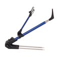 thumbnail image 2 of Nimomo Soporte para Caña De Pescar De Acero Inoxidable De 1,9 M con Plataforma Retráctil, Soporte para Caña De Pescar con Enchufe Desmontable Azul para Exteriores, 2 of 5