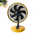 thumbnail image 5 of Leeye Retro USB Desk Fan, Vintage Style Portable Fan with Adjustable Wind Speed, Quiet Personal Fan for Home Office Desktop, Compact Lightweight Design, B, One Size,, 5 of 5