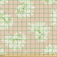 thumbnail image 2 of Ambesonne Floral Fabric by the Yard Upholstery, Blooming Agapanthus Flowers, 5 Yards, Peach Lime Green, 2 of 5