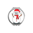 thumbnail image 1 of mas Snowman Horus Scarf Branch Hand Compact Mirror Round Portable Pocket Glass, 1 of 3