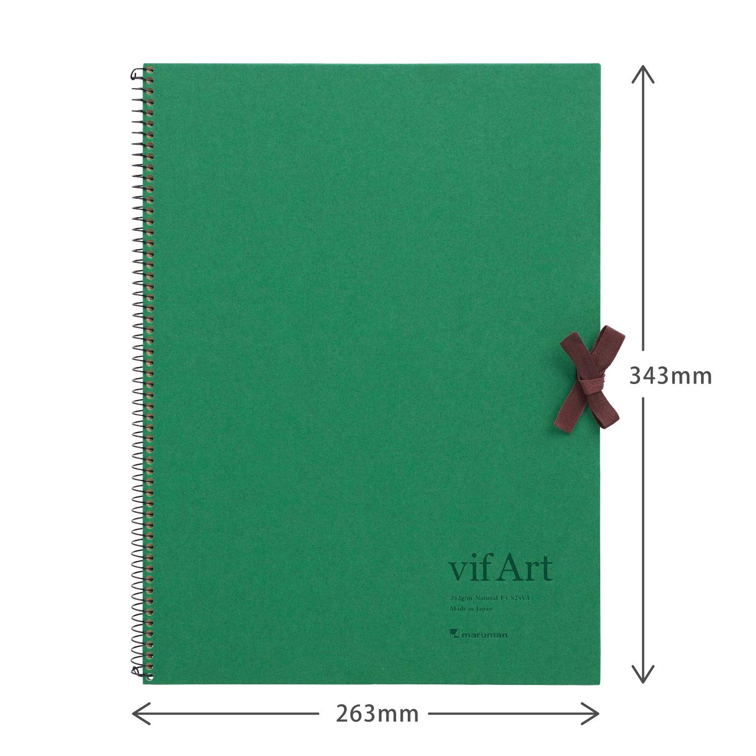 Maruman Sketchbook VifArt Watercolor Paper, F4 Medium, S24VA
