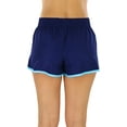 thumbnail image 5 of ToBeInStyle Women's Contrast Waistband Athletic Shorts, 5 of 6