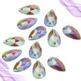 thumbnail image 3 of HLONK Teardrop Beads Sew Rhinestones Flat Crystal Gemstones Crystals Rhinestone Embellishments Sewing Loose Jewelry Pendants, 3 of 8