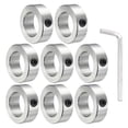 thumbnail image 1 of Uxcell 8Pcs 1-1/4" Bore Shaft Collar, Collar de tornillo para eje 2" OD, 1 of 7