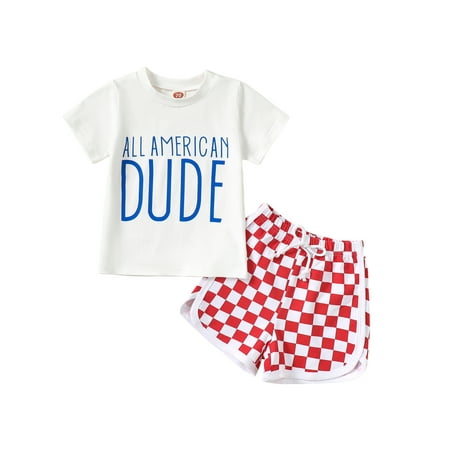 

Calsunbaby Independence Day Baby Boys Shorts Set Infant Baby Summer Outfit 2PS Newborn-3Years