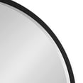 thumbnail image 3 of Kate and Laurel McLean Modern Arched Metal Framed Wall Mirror, 32 x 36, Black, Minimal Decorative Mirror with Rounded Arch Shape for Stunning Wall Home Decor, 3 of 7