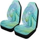 thumbnail image 1 of ABPHQTO Juego de 2 fundas para asientos de coche Mermaid Universal Auto Asientos delanteros Protector para coche, SUV sedán, camión, 1 of 3