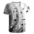 thumbnail image 2 of Nota musical 2023, camisetas de verano, ropa para niños, camisetas de manga corta, camisetas para bebés, niñas y niños, camisetas con cuello redondo para niños de 1 a 14 años, disfraces 6T Gao Jinjia LED, 2 of 2