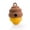 Brown,4.92*3.15*3.15IN, variant on Topple Dog Toy, Dog Puzzle Toy, Dog Treat Toy for Enrichment, Treat Dispensing Toys for Mental Stimulation, Feeder Topple Toy, Food Puzzle Feeder and Puppy Treat Dispenser for Boredom Relief