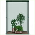 thumbnail image 2 of Outsunny 4'x4' Crop Cage | Plant Protection Tent with Zippered Doors for Garden, Backyard | Forest Green | Steel Frame, 2 of 5