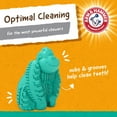 thumbnail image 4 of Arm & Hammer Super Treadz Gorilla Durable Dog Dental Toy, Made with Natural Rubber, Teal, 4 of 12