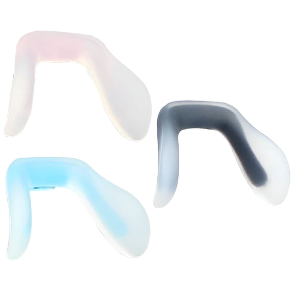 LAMIRO 3pcs U-Shaped Silicone Nose Pads for Eyeglasses & Sunglasses