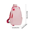 thumbnail image 2 of Qholemyo Large-Capacity Travel Chest Bag Small Outdoor Leisure Backpack for Sports & Cycling, 2 of 5