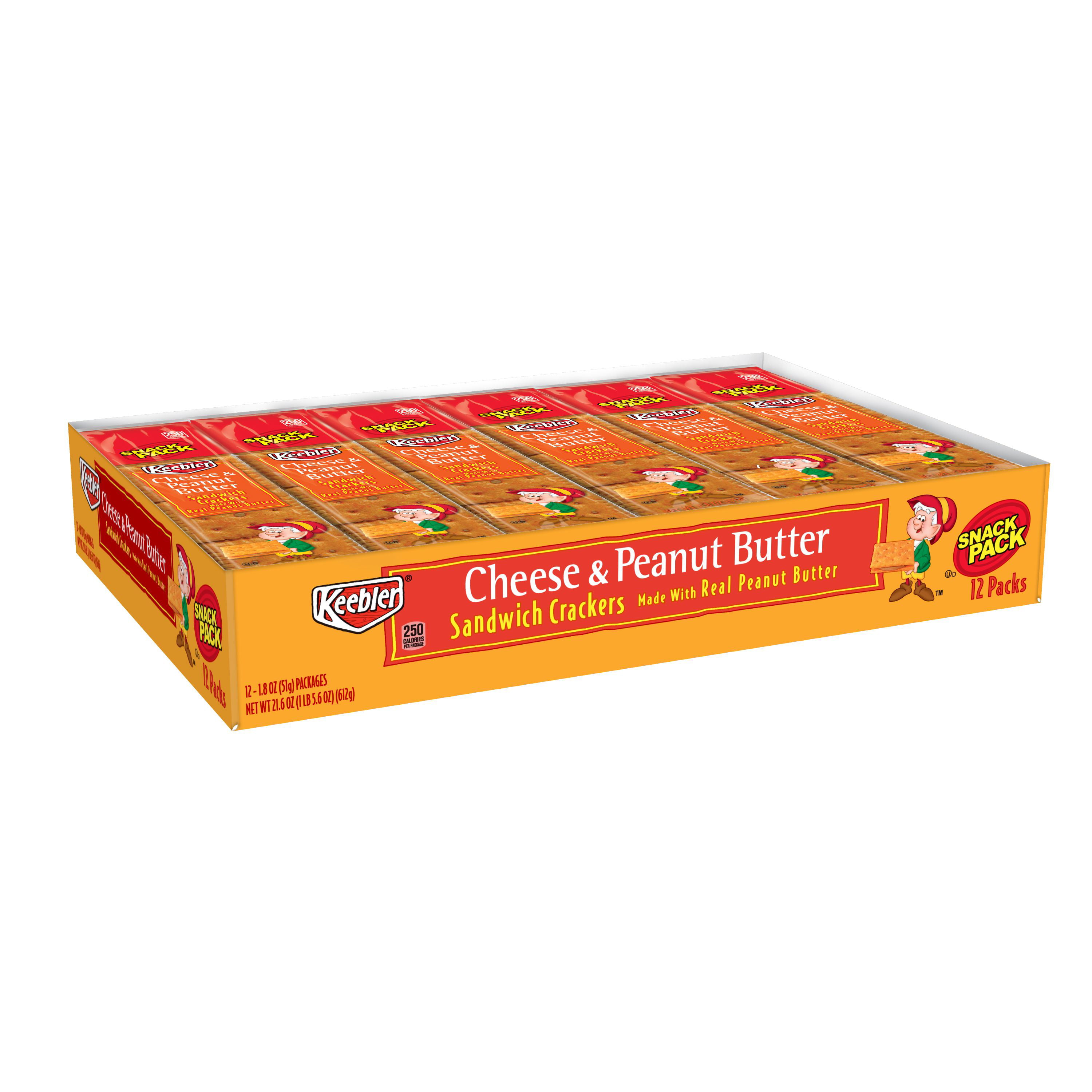 Keebler Cheese and Cheddar Sandwich Crackers 