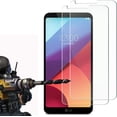 thumbnail image 1 of Screen Protector for LG G6 Tempered Glass [HD Full Coverage] [Easy Installation] [Round Edge] [Scratch Resistant] [9H Hardness] [Bubble Free] Screen Cover Film 2 PACK, 1 of 5