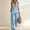 *Light Blue, variant on ClodeEU Women's 2-Piece Outfit, Sleeveless V Neck Top and Wide Leg Pants Set,Casual Loose Summer Set Light Blue,Women's Plus L