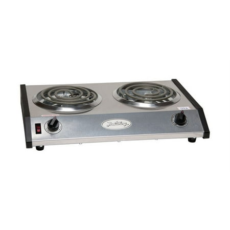 Broil King Buffet Range 120 V/1650 W/825 W 5-1/2 In. Dia. Stainless Steel