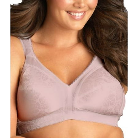 

Playtex 18 Hour 4693 Ultimate Shoulder Comfort Wirefree Bra Warm Steel 42DD Women s