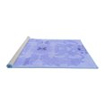 thumbnail image 2 of Ahgly Company Machine Washable Indoor Rectangle Abstract Blue Modern Area Rugs, 6' x 9', 2 of 4