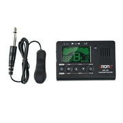 Anself Aroma AMT-560 Electric Tuner & Metronome Built-in Mic with Pickup Cable 6.3mm for Guitar Chromatic Bass Violin Ukulele Universal Portable