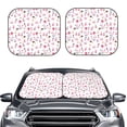 thumbnail image 2 of Haiem Cute Poodle Dog Car Windshield Sun Shade (2 Pieces) Foldable Windshield Sun Shade Car Accessories for Truck SUV Pickup-Medium, 2 of 7