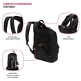 thumbnail image 2 of Mochila para portátil SwissGear Serenity Luxe negra de 16 pulgadas para mujer, 2 of 6