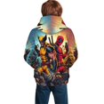 thumbnail image 3 of Wolverine Teen Boys Girls Hoodies 3D Printed Hooded Sweatshirts for Kids Long Sleeve Casual Unisex Pullovers with Pockets, 3 of 8