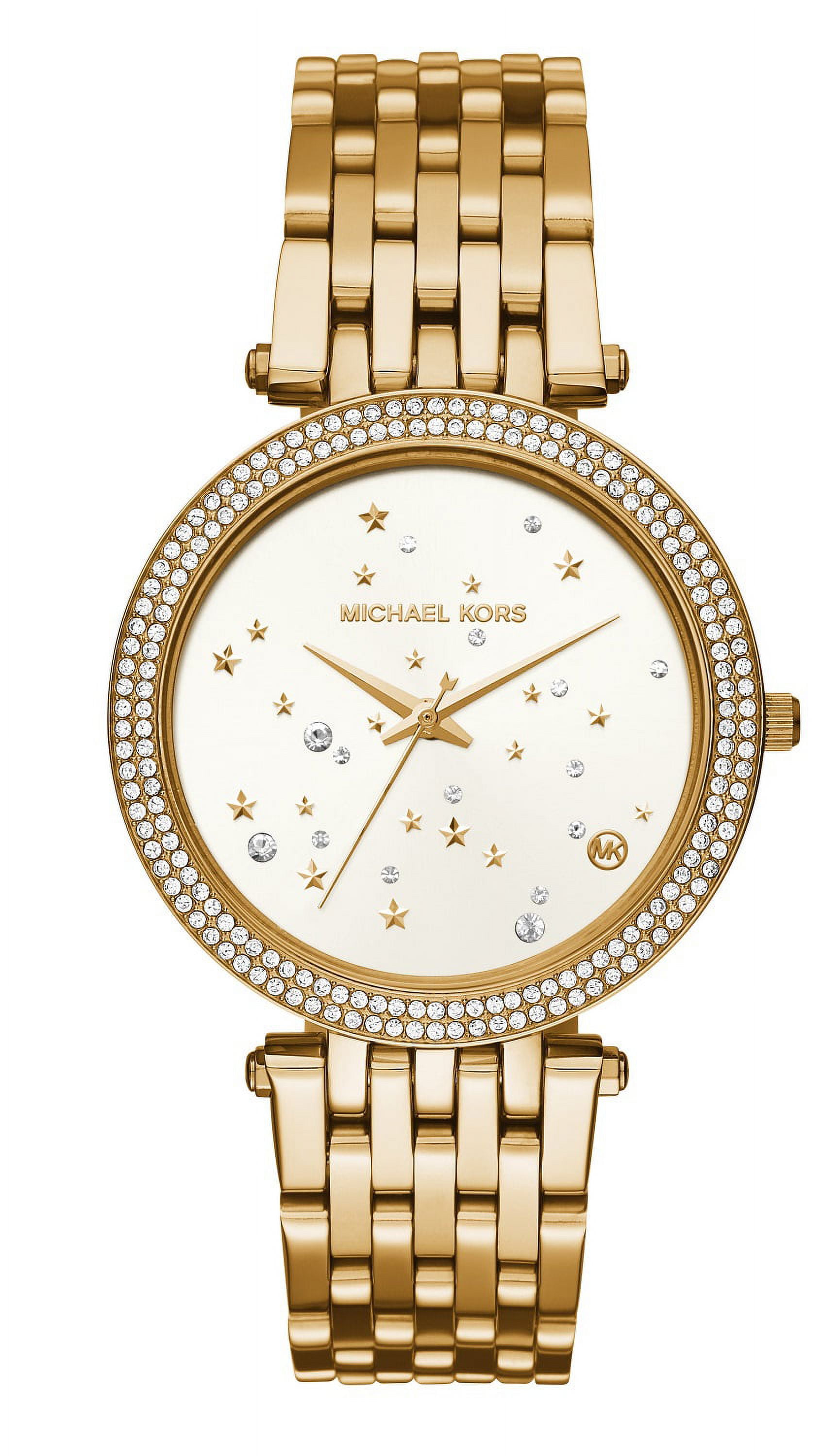 Michael Kors Women s Darci MK3216 Gold Stainless Steel Quartz Watch Walmart