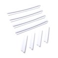 thumbnail image 4 of Ruiboury 8X Car Door Edge Guards Set Bumper Strip Kit Trim Molding Protection Anti-rub M white 1Set, 4 of 6