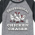 thumbnail image 3 of International Harvester - Professional Chicken Chaser - Youth Raglan Graphic T-Shirt, 3 of 6