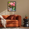 thumbnail image 4 of (11CTACC-877 45x55 color) hilo algodón ecológico bordado 11CT 3 hebras impresión 45*55cm kit serie flores punto cruz robin y rosa, 4 of 9