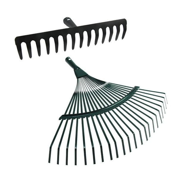 Yard Leaf Rake Head Heavy Duty Replacement Ground Leaves Tool