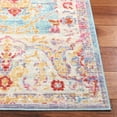 thumbnail image 6 of SAFAVIEH Windsor Lynna Vintage Traditional Fringe Runner Rug, Aqua/Red, 3' x 8', 6 of 10