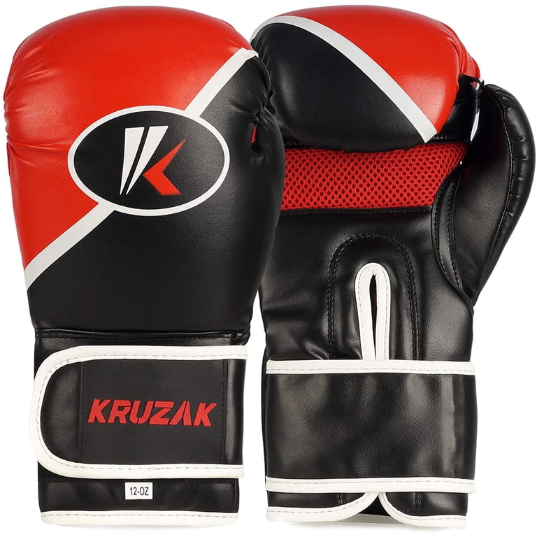 Everlast Boxing Gloves Kruzak Boxing Set - Matte Black Training Gloves ...