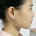 thumbnail image 5 of EOEMY 1Pair Surgical Steel Segment Nose Septum Clicker Ear Helix Tragus Ring Hoop Punk-Gold-2.5*20mm, 5 of 9