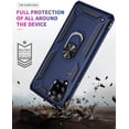 thumbnail image 6 of for Galaxy A42 5G Case,with HD Screen Protector,[Military Grade] Ring Car Mount Kickstand Hybrid Hard PC Soft TPU Shockproof Protective Case for Samsung Galaxy A42 5G (Blue), 6 of 12