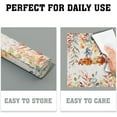 thumbnail image 6 of Fall Eucalyptus Leaf Table Placemats Set of 4, Colorful Leaves Heat-Resistant Tabletop Place Mats 12x18 Inch Autumn Seasonal Outdoor Table Mats Decorations for Party Dining Kitchen, 6 of 8
