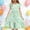 A299 Multicolor, variant on Xdegoge Kids Girls's Easter Egg Dress Midi Tiered A Line Crewneck Ruffle Cap Sleeve Tween Summer Sundress Flowy Flattering Lightweight Casual Holiday Theme Party Outfit for Teen
