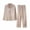 Gold, variant on Erwazi Two Piece Pajamas Sets for Women Casual Long Sleeve Lounge Top Wide Leg Pant Sleepwear Outfit Set, White, 5XL