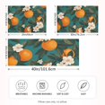 thumbnail image 2 of Yayeee Pillowcase King Size Set of 2 Satin Wrinkle Resistant Pillow Case, Orange Leaves, 2 of 7
