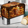 thumbnail image 4 of Funda antipolvo para tostadora de 4 rebanadas, para máquina de pan, horno, a prueba de polvo, para utensilios de cocina, protección contra huellas dactilares y a prueba de polvo, para regalo de mujer, 4 of 6